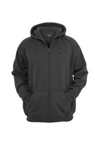 Urban Classics - Bluza z kapturem duże rozmiary Urban Classic zip. Typ kołnierza: kaptur. Kolor: brązowy #1