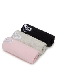 Roxy Zestaw 3 par wysokich skarpet unisex AS_ROXY_01Z_SS25 (3-PACK) Różowy. Kolor: różowy. Materiał: materiał, bawełna