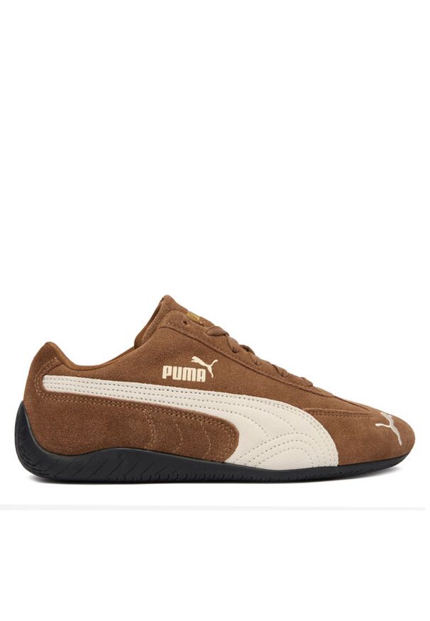 Puma Sneakersy 398846 Brązowy. Kolor: brązowy. Materiał: zamsz, skóra