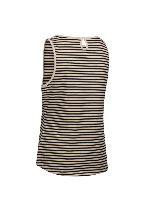 TRESPASS - Vest Top Damski Paski Kelly. Kolor: biały. Wzór: paski