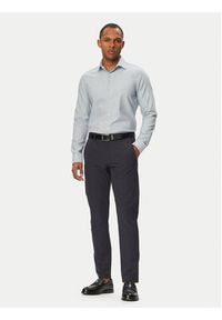 Calvin Klein Koszula LV019EU148 Niebieski Slim Fit. Kolor: niebieski. Materiał: bawełna #3