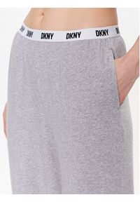 DKNY Spodnie piżamowe YI2822635 Szary Regular Fit. Kolor: szary. Materiał: bawełna #3