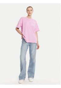 only - ONLY T-Shirt Vivvi 15346761 Różowy Regular Fit. Kolor: różowy. Materiał: bawełna #6