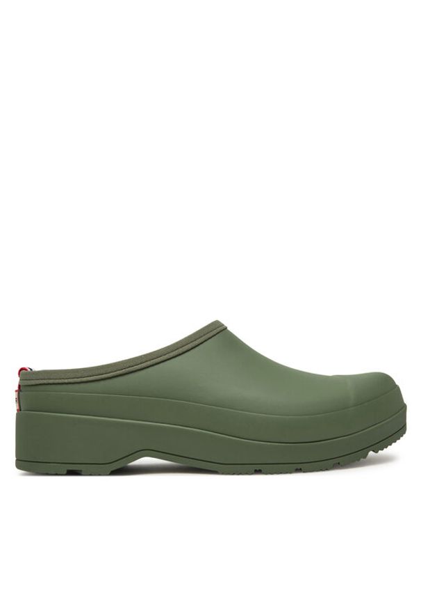 Hunter Klapki WFF1002RMA Khaki. Kolor: brązowy. Materiał: guma