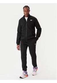 Reebok Bluza Wrenleigh Track Top RK25144CCM Czarny Regular Fit. Kolor: czarny. Materiał: bawełna