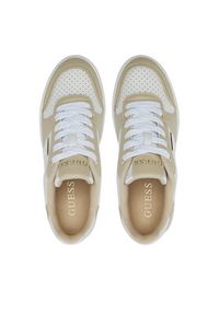 Guess Sneakersy Daiso FLTDAI ELE12 Biały. Kolor: biały. Materiał: skóra