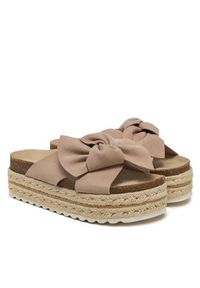 DeeZee Espadryle CT0626-16 Beżowy. Kolor: beżowy. Materiał: materiał #4