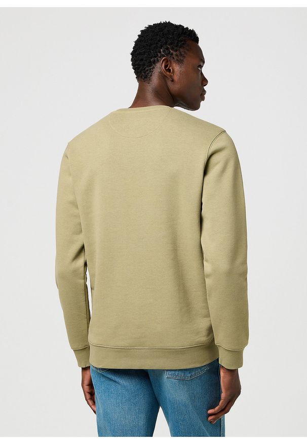 Wrangler - MESKA BLUZA WRANGLER SIGN OFF CREW ALOE 112371463