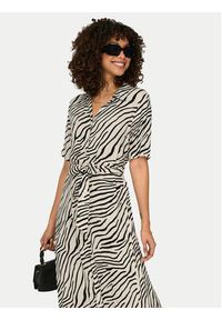 JDY Sukienka codzienna Starr 15320702 Beżowy Regular Fit. Okazja: na co dzień. Kolor: beżowy. Materiał: wiskoza. Typ sukienki: proste. Styl: casual #3