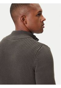 Aeronautica Militare Sweter 252MA1572UL00409 Szary Slim Fit. Kolor: szary. Materiał: bawełna #4