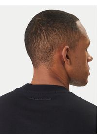 Karl Lagerfeld - KARL LAGERFELD T-Shirt 755710 562224 Granatowy Regular Fit. Typ kołnierza: dekolt w karo. Kolor: niebieski. Materiał: bawełna #4