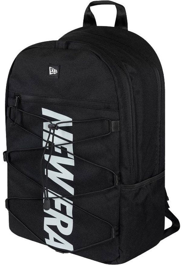 New Era - Plecak NEW ERA szkolny Black Delaware Backpack czarny 26l. Kolor: czarny