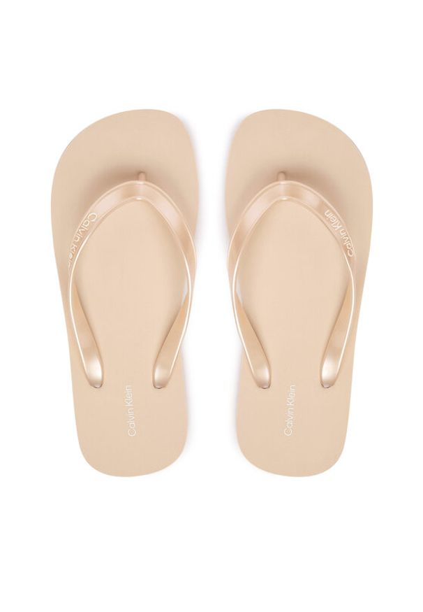 Calvin Klein Japonki Arwa HW0HW02956 Różowy. Kolor: różowy. Materiał: syntetyk