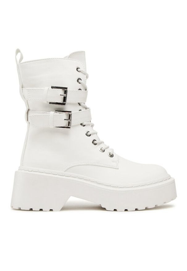 DeeZee Trapery WS5656-01 Biały. Kolor: biały. Materiał: skóra