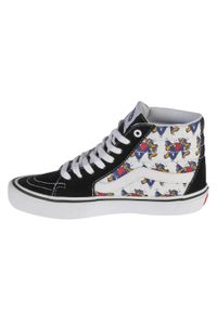 Buty sportowe do chodzenia unisex, Vans Skate Wolf Sk8 Hi Pro. Kolor: czarny. Materiał: tkanina, skóra, materiał, syntetyk. Model: Vans SK8. Sport: skateboard, turystyka piesza