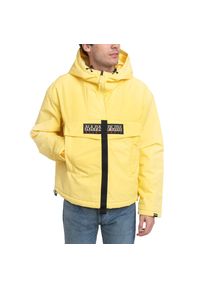 Kurtka turystyczna męska Napapijri Skidoo Creator. Typ kołnierza: kaptur. Kolor: żółty. Materiał: poliamid. Sezon: zima. Sport: turystyka piesza #1