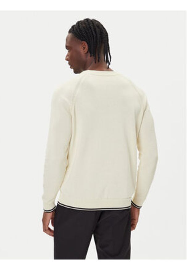 BOSS Sweter K_Zone CN 50541938 Beżowy Regular Fit. Kolor: beżowy. Materiał: syntetyk, bawełna