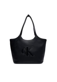 Calvin Klein Torebka Bold Ck LV04F3562G Czarny. Kolor: czarny. Materiał: skórzane #2
