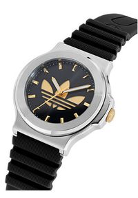 Adidas - adidas Zegarek AO Fashion Expression Three AOFH25503 Czarny. Kolor: czarny #5