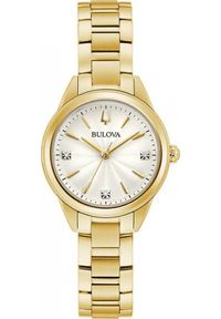 Zegarek Bulova Zegarek damski Bulova 97P150 złoty. Kolor: złoty #1