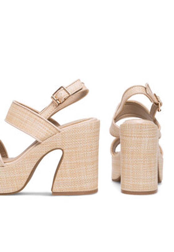 DeeZee Sandały KY8505-1 Beżowy. Kolor: beżowy. Materiał: materiał