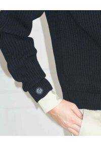 SAKS POTTS - Czarny sweter z golfem Barbara. Typ kołnierza: golf. Kolor: czarny. Materiał: prążkowany, wełna. Długość rękawa: długi rękaw. Długość: długie