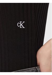 Calvin Klein Jeans Bluzka J20J220774 Czarny Regular Fit. Kolor: czarny. Materiał: wiskoza #3