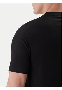 Karl Lagerfeld - KARL LAGERFELD T-Shirt 755035 562221 Czarny Regular Fit. Typ kołnierza: dekolt w karo. Kolor: czarny. Materiał: bawełna #2