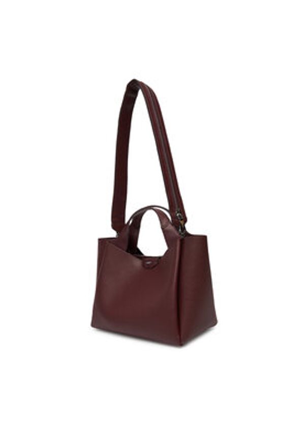 DKNY Torebka R43DYG33 Bordowy. Kolor: czerwony. Materiał: skórzane