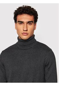 Selected Homme Golf Berg 16074684 Szary Regular Fit. Typ kołnierza: golf. Kolor: szary. Materiał: bawełna #3