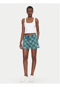 Puma Szorty sportowe 5" ESS Graphic 685073 Zielony Regular Fit. Kolor: zielony. Materiał: bawełna #4