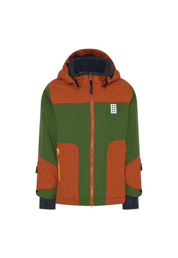 LEGO - Kurtka narciarska dziecięca Jested 710. Kolor: zielony. Sezon: zima. Sport: narciarstwo