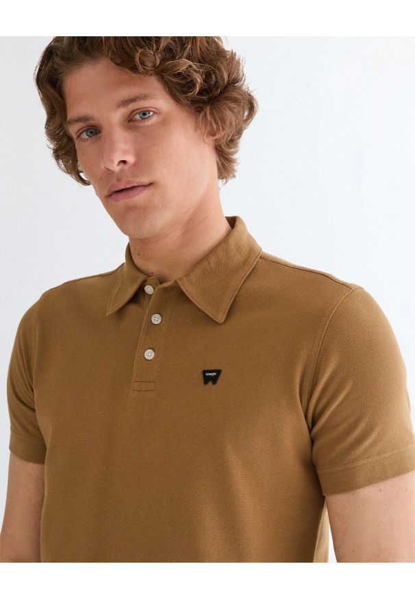 Wrangler - MESKA KOSZULKA WRANGLER POLO SHIRT ERMINE 112378449. Typ kołnierza: polo