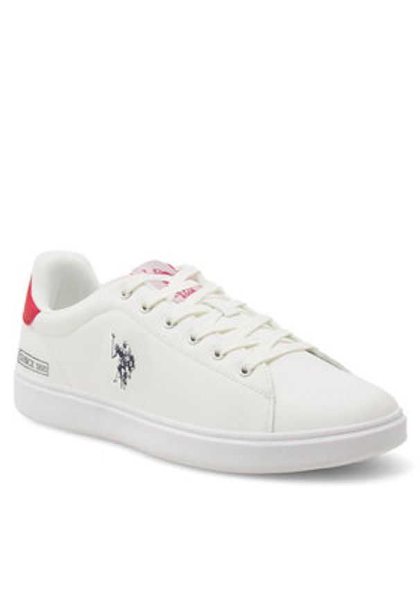 U.S. Polo Assn. Sneakersy BYRON001 Biały. Kolor: biały. Materiał: syntetyk