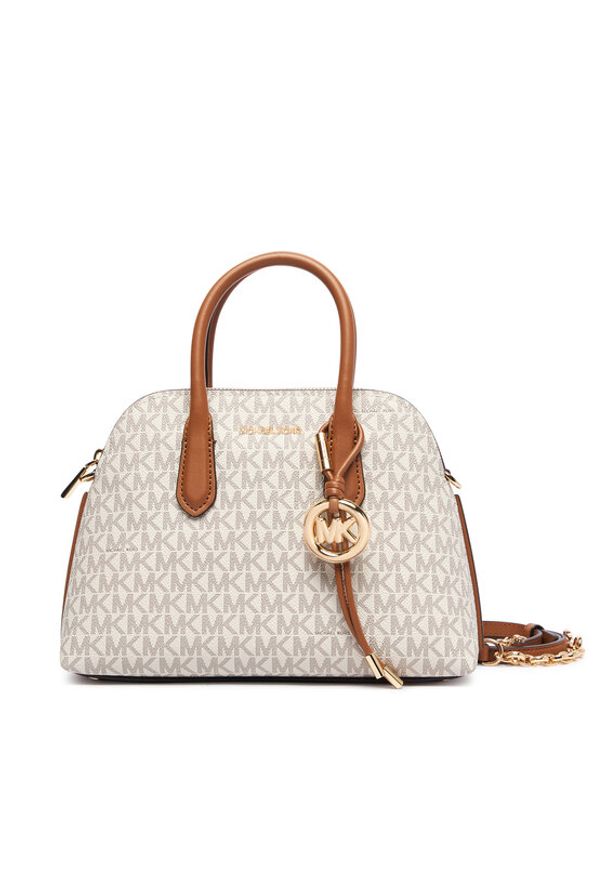 MICHAEL Michael Kors Torebka 30T6GX4S2B Kremowy. Kolor: kremowy. Materiał: skórzane
