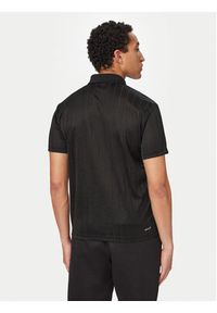 EA7 Emporio Armani Polo 7M001287 AF22277 Czarny Regular Fit. Typ kołnierza: polo. Kolor: czarny. Materiał: syntetyk #7