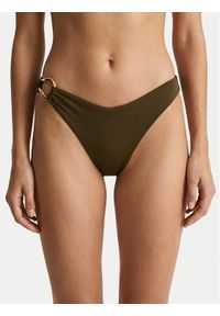 Guess Dół od bikini E6GO11 KF590 Zielony. Kolor: zielony. Materiał: syntetyk #1