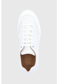 BOSS - Boss Buty skórzane Baltimore 50461895.100 kolor biały. Nosek buta: okrągły. Zapięcie: sznurówki. Kolor: biały. Materiał: skóra #3