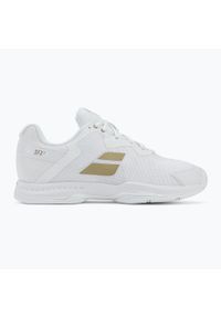 Buty do tenisa męskie Babolat 22 SFX3 All Court Wimbledon. Kolor: biały. Sport: tenis