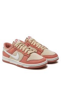 Nike Sneakersy Dunk Low Retro FB8895 601 Beżowy. Kolor: beżowy. Materiał: zamsz, skóra