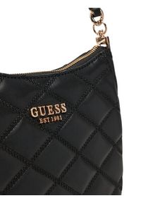 Guess Torebka HWQG96 32170 Czarny. Kolor: czarny. Materiał: skórzane