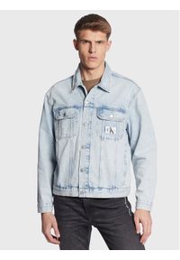 Calvin Klein Jeans Kurtka jeansowa J30J322381 Niebieski Regular Fit. Kolor: niebieski. Materiał: bawełna