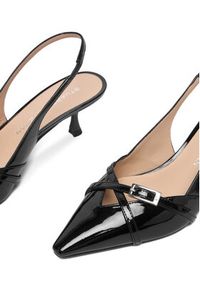 Stuart Weitzman Czółenka Georgie Slingback 50 SM977 Czarny. Kolor: czarny. Materiał: syntetyk, skóra #5