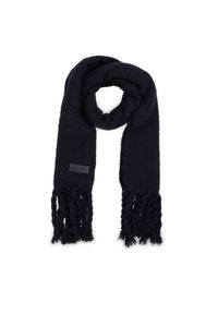 TOMMY HILFIGER - Tommy Hilfiger Szalik Tommy Twist Scarf AW0AW15530 Granatowy. Kolor: niebieski. Materiał: syntetyk