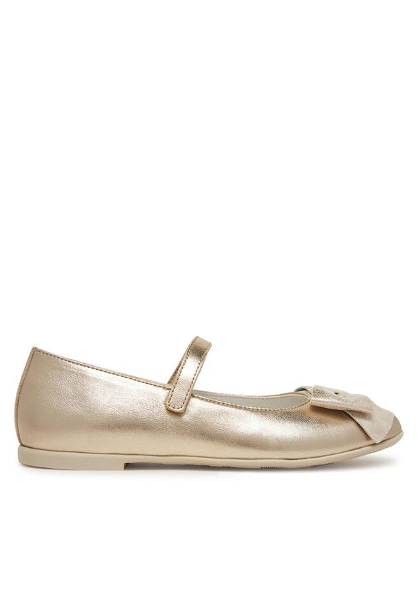 Baleriny Naturino. Kolor: złoty