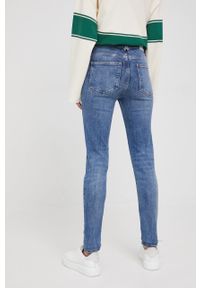 Mustang jeansy June Super Skinny damskie high waist. Stan: podwyższony. Kolor: niebieski #2
