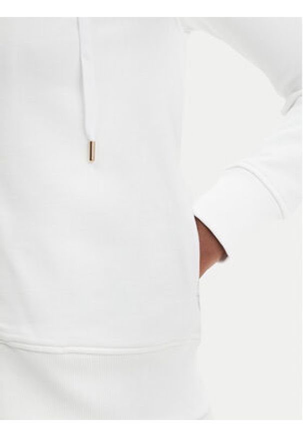 Versace Jeans Couture Bluza 80HAIT02 CF01T Biały Regular Fit. Typ kołnierza: kołnierzyk włoski. Kolor: biały. Materiał: bawełna