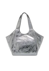Pinko - PINKO Torebka Tote Mini Bag AI 25-26 PLTT 104645 A2OT Srebrny. Kolor: srebrny. Materiał: skórzane #3