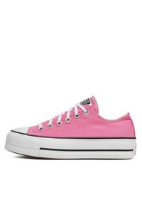 Converse Trampki Chuck Taylor All Star Lift Platform Ox A06508C Różowy. Kolor: różowy. Materiał: materiał. Obcas: na platformie #2