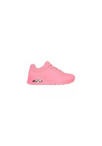 skechers - Tenisówki Skechers Model Uno -stand On Air Kolor Rose. Kolor: różowy. Materiał: materiał, syntetyk, tkanina. Sport: turystyka piesza